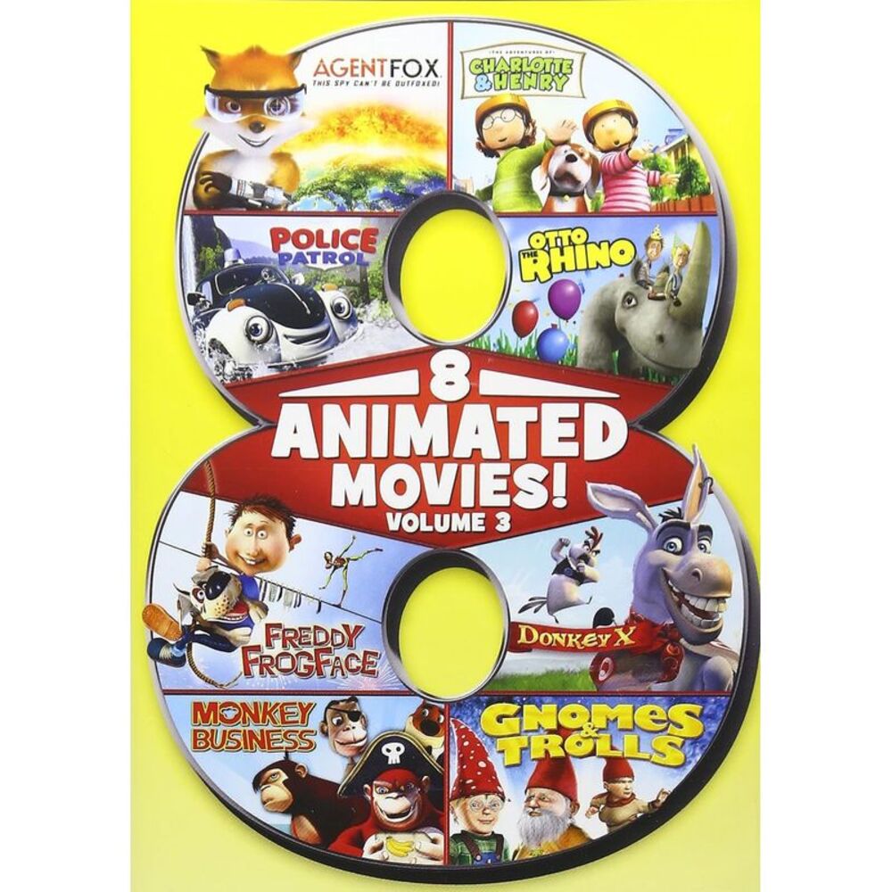 8 Animated Movies Vol 3 DVD